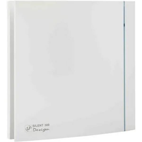 S&amp;P Silent Design Badkamerventilator 247m³  - 300CRZ - Zilver