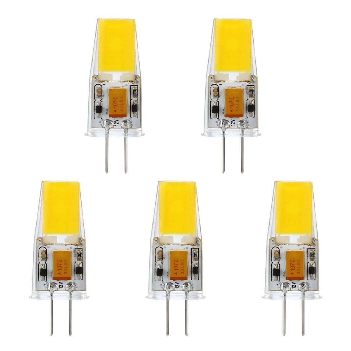 SPL G4 LED Lamp 2W Dimbaar - Warm Wit - 260lm - T12 - 5 Stuks-0