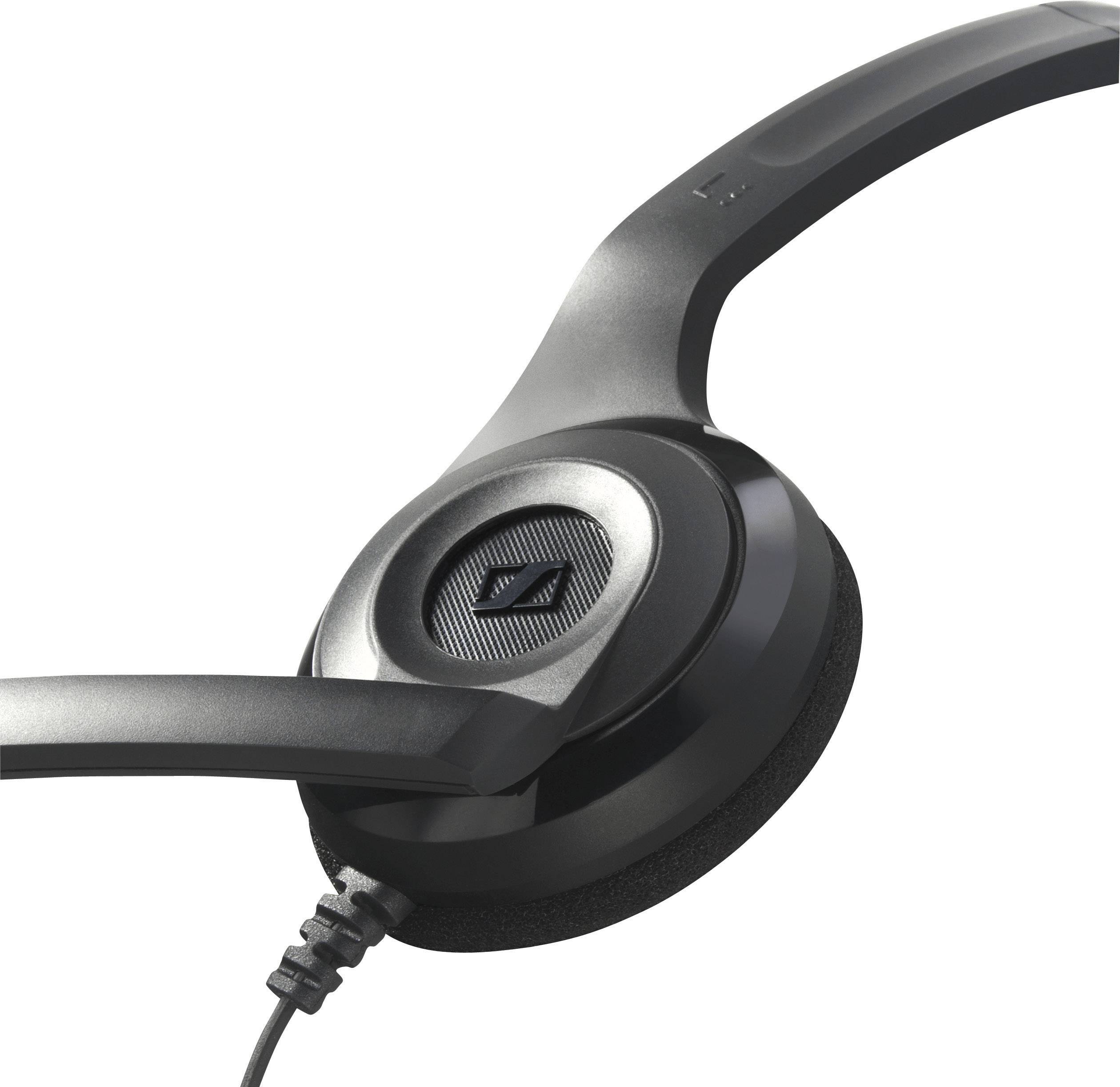 Zwarte over-ear koptelefoon met flexibele hoofdband en kabel, geschikt voor hoogwaardige geluidskwaliteit en luistercomfort.