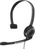 Sennheiser PC 7 USB On Ear headset Kabel Mono Zwart Noise Cancelling Computer