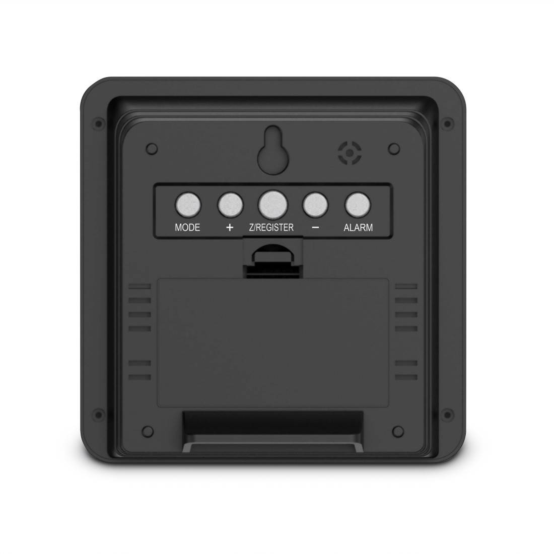 Hama Mykonos Weerstation met Regenmeter, Draadloos, Alarmklok, Zwart, 00222220-0