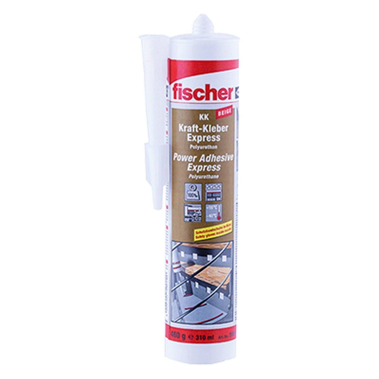 fischer 059014 fix it KK310ml beige Konstruktionskleber-3
