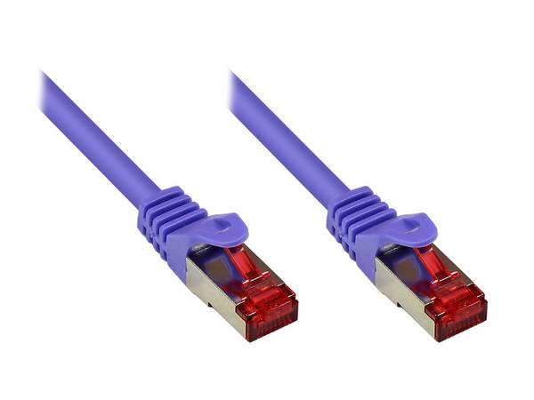 Goede Verbindingen Cat.6 patchkabel S/FTP paars 7,5m
