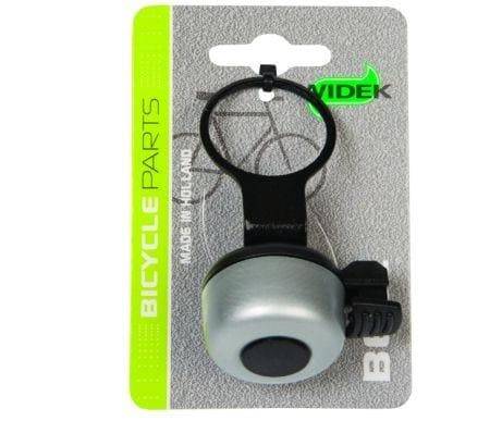 Fietsbel Widek DeciBel voor ahead bevestiging - zilver (op kaart)-0