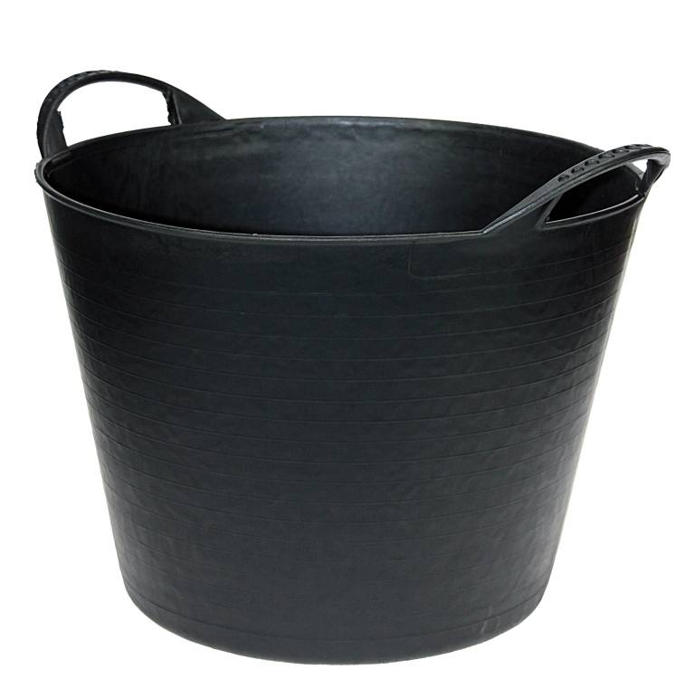 Talen Tools - Flexibele kuip - Met hendels - Kunststof - 38 liter - Zwart-0