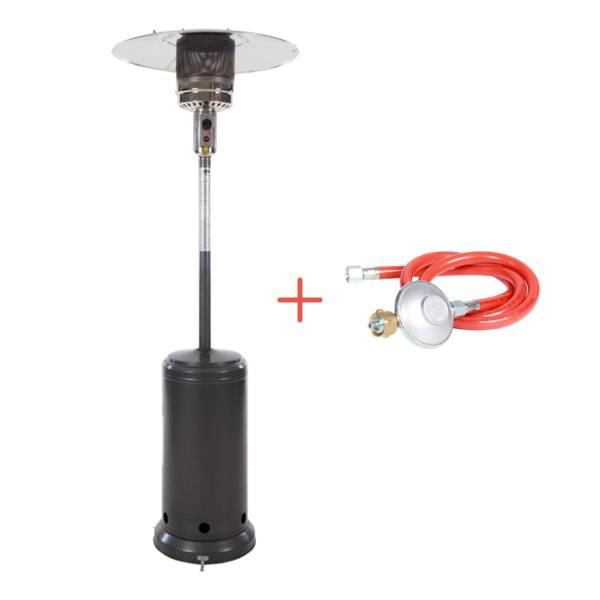 Sunred - Terrasverwarmer - Sargas - Gas - Grijs - 13000 W - Verschillende standen - Incl.