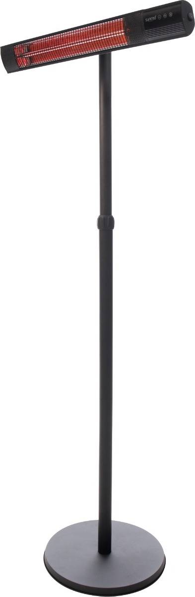 Sunred - COMBIDEAL - Heater & Hoes - Dark lijn - Zwart - Staand model - Terrasverwarmer – Carbon-1