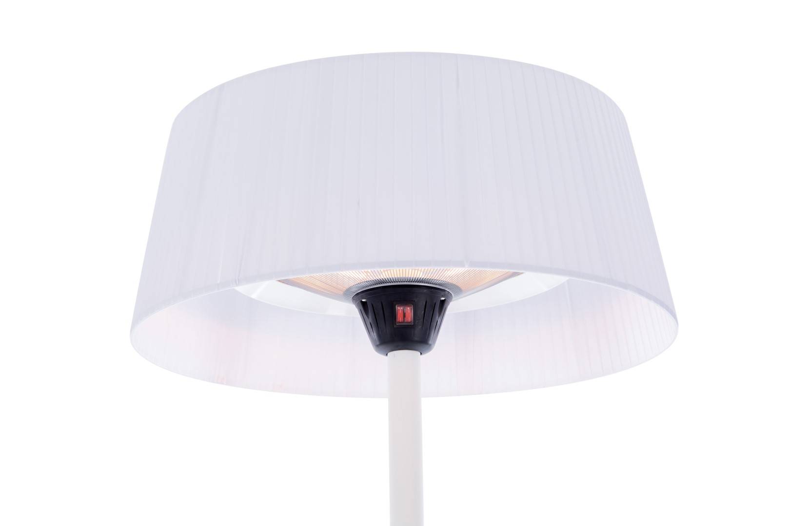 Sunred – COMBIDEAL - Heater & Hoes - Artix - Bright lijn - Wit - Staand model - Terrasverwarmer --2
