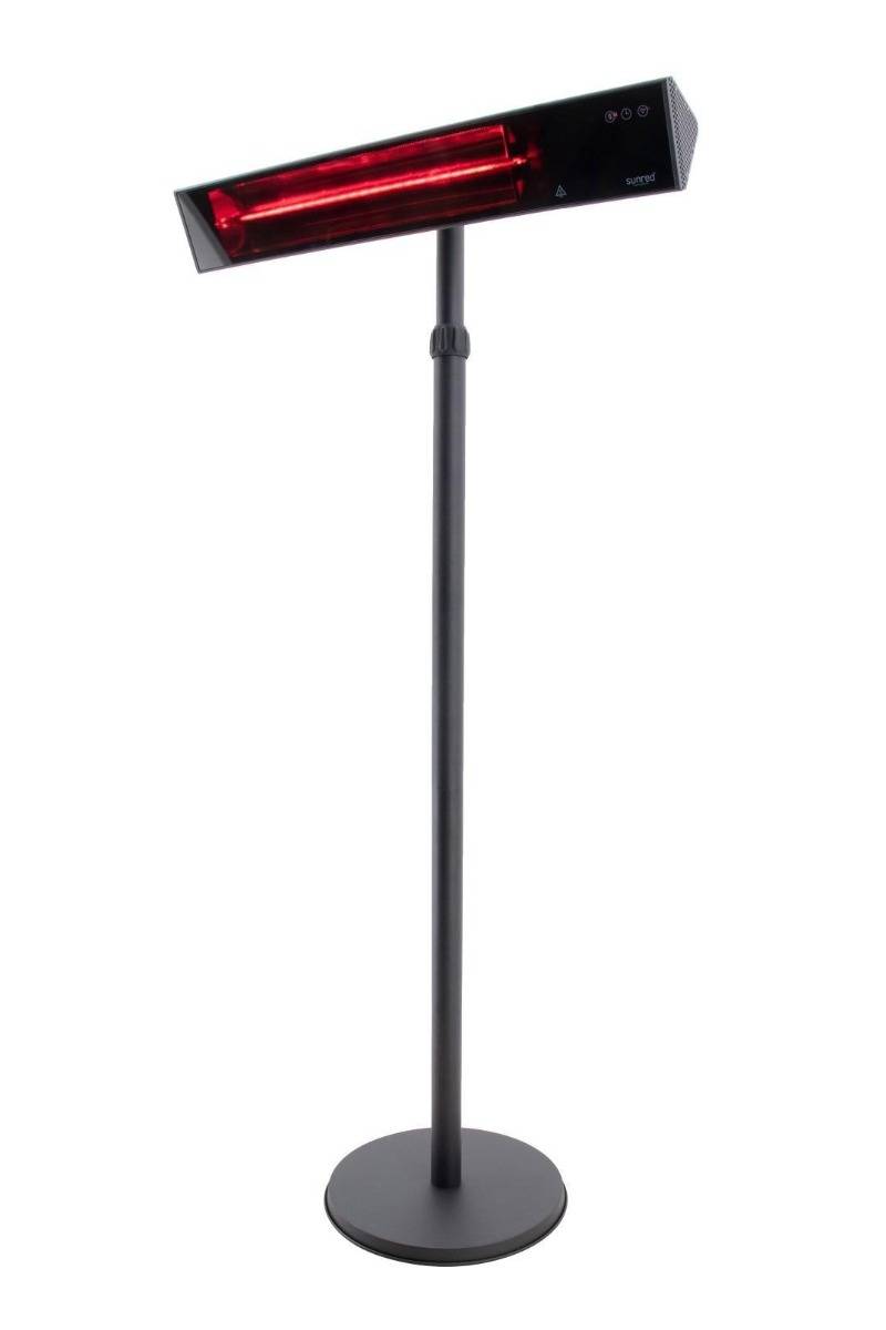 Sunred - Proglax Gastro - Ultra lijn - Zwart - Staand model - Terrasverwarmer - Infraroodstraling --0