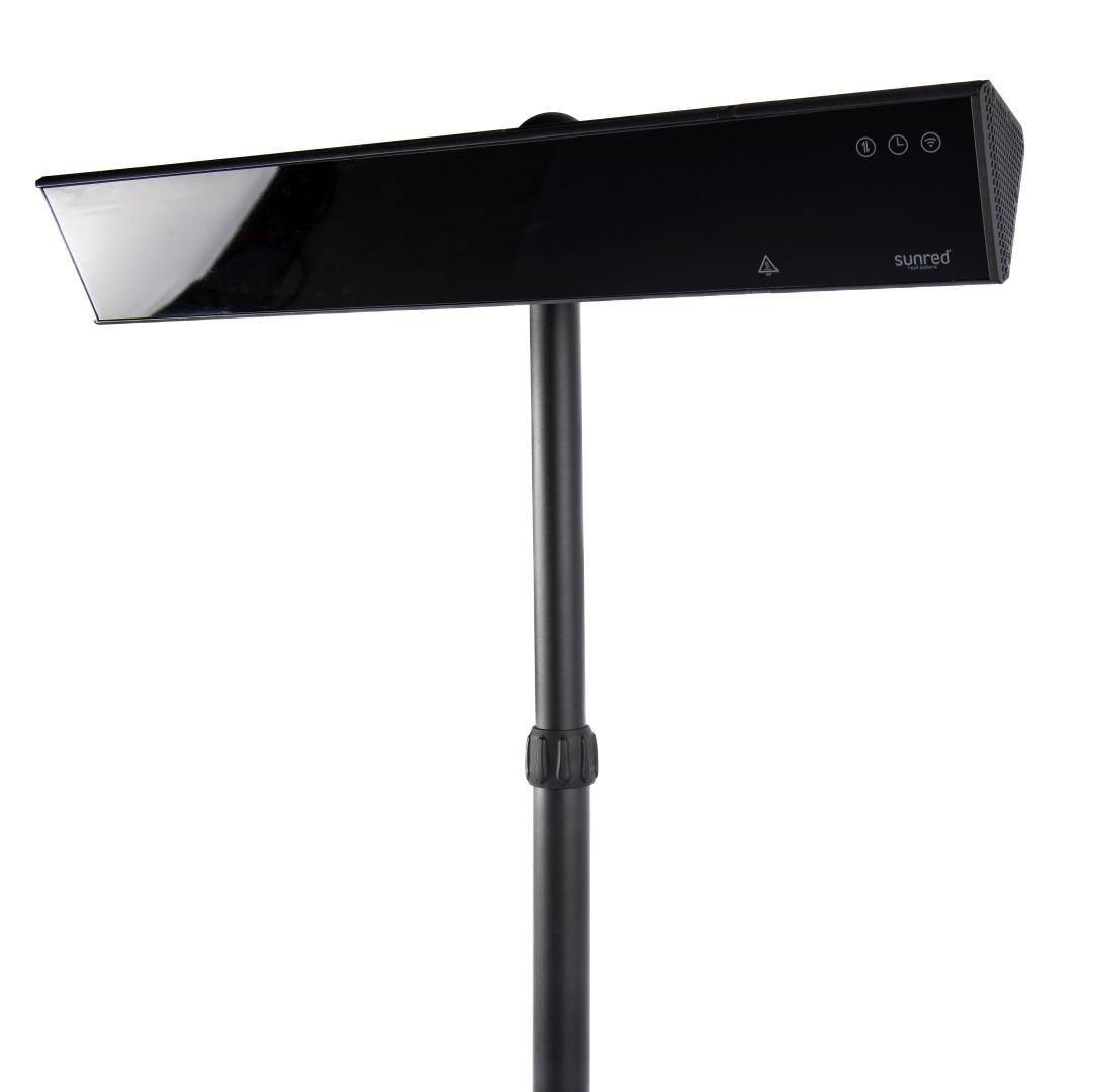 Sunred - Proglax Gastro - Ultra lijn - Zwart - Staand model - Terrasverwarmer - Infraroodstraling --3
