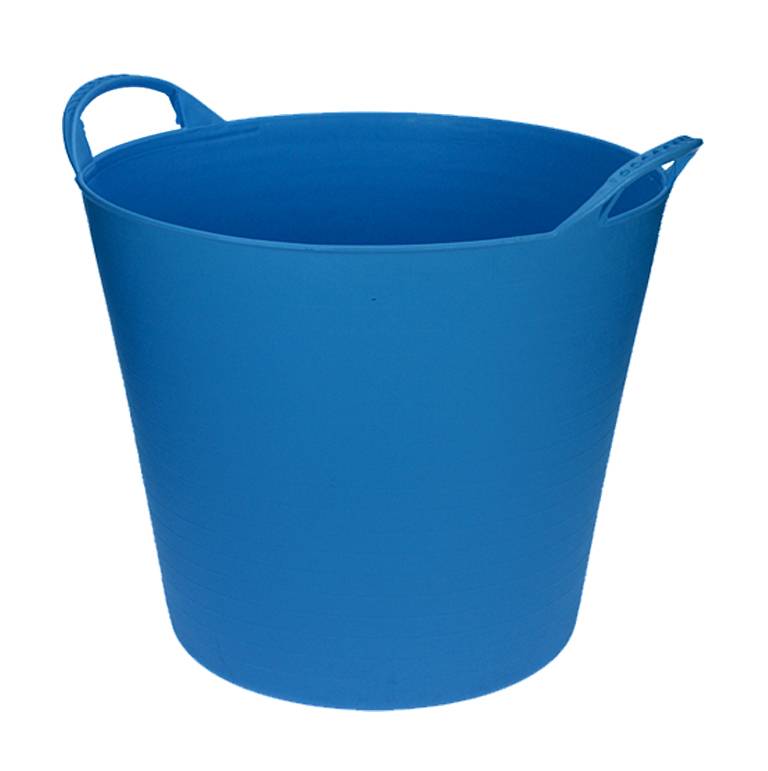 Talen Tools - Flexibele kuip - Met hendels - Kunststof - 38 liter - Lichtblauw-0