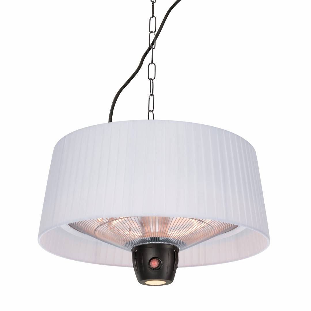 Sunred - COMBIDEAL - Heater & Hoes - Artix - Bright lijn - Wit - Hangend model - Terrasverwarmer --1