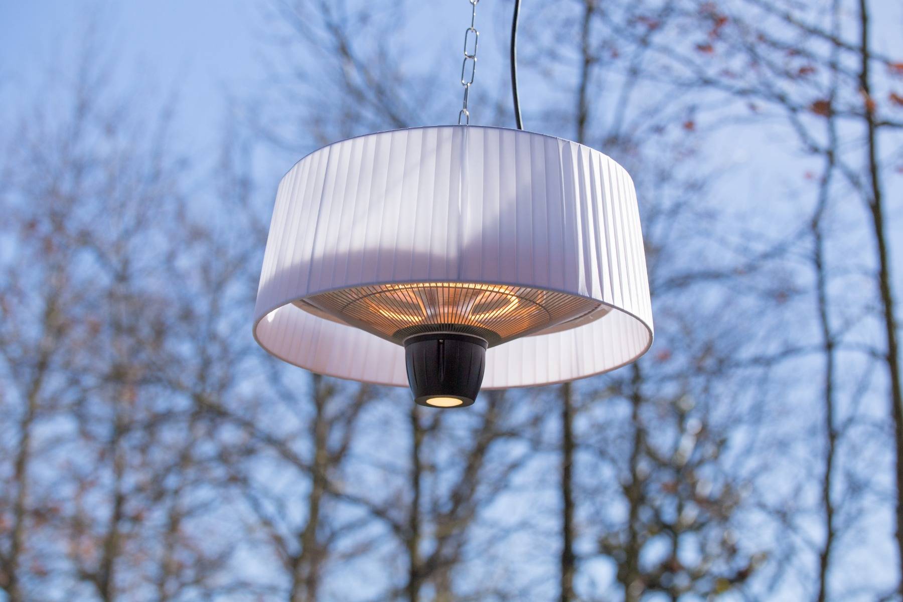 Sunred - COMBIDEAL - Heater & Hoes - Artix - Bright lijn - Wit - Hangend model - Terrasverwarmer --4