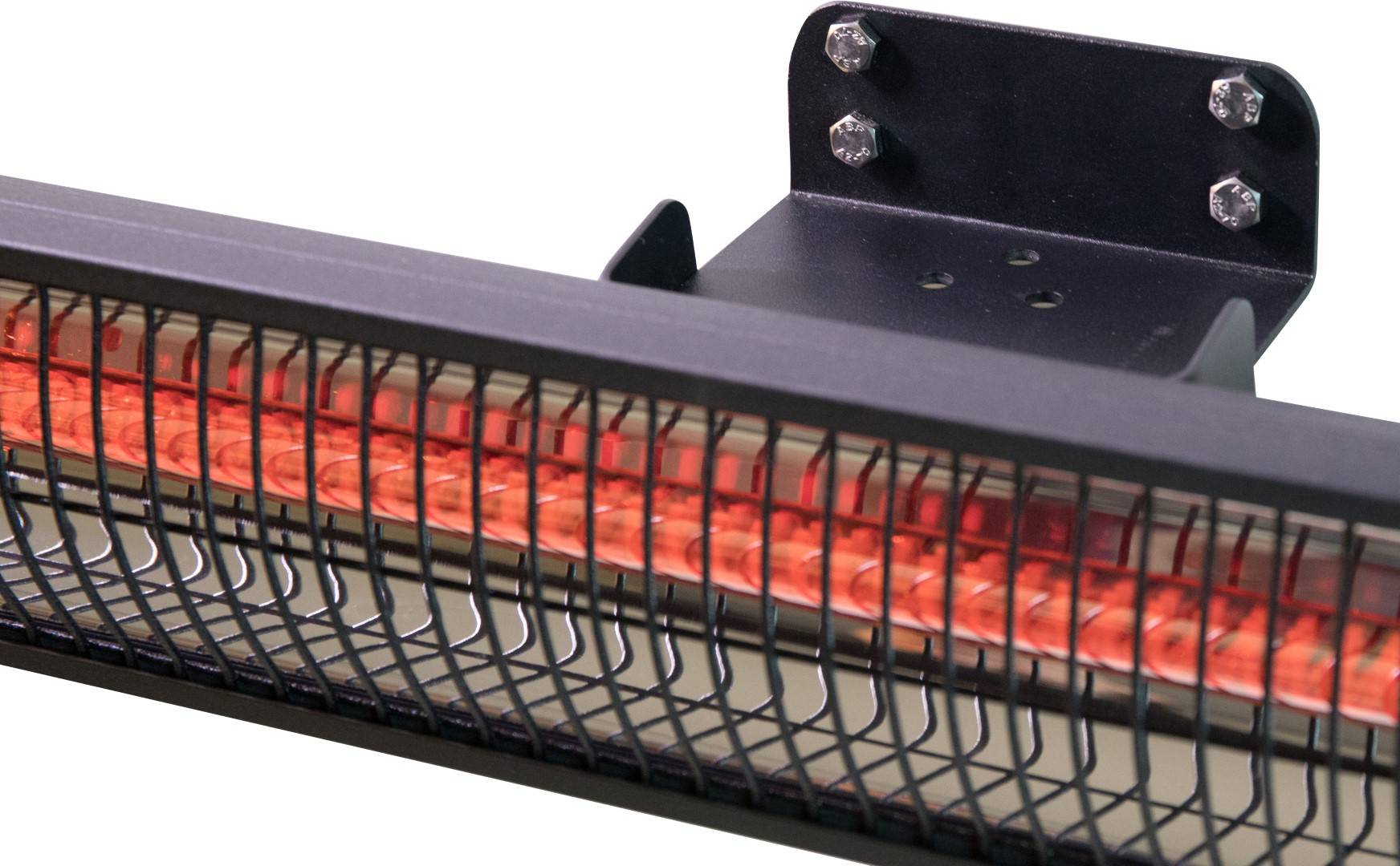 Sunred - COMBIDEAL - Heater & Hoes - Dark lijn - Zwart - Wand model - Terrasverwarmer – Carbon rosé-3