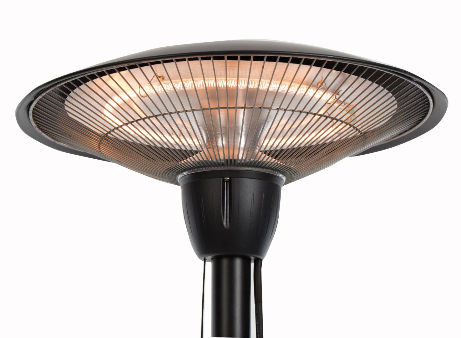 Sunred – Barcelona - Bright lijn - Zwart – Staand model - Terrasverwarmer - Infraroodstraling - 1500-1
