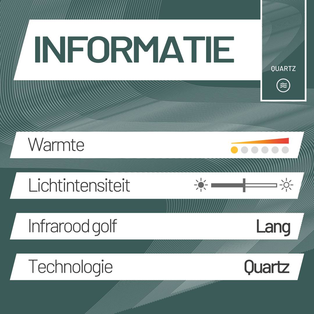 Sunred – Lugo - Quartz lijn - Donker grijs – Wand model - Terrasverwarmer – Quartz technologie --2