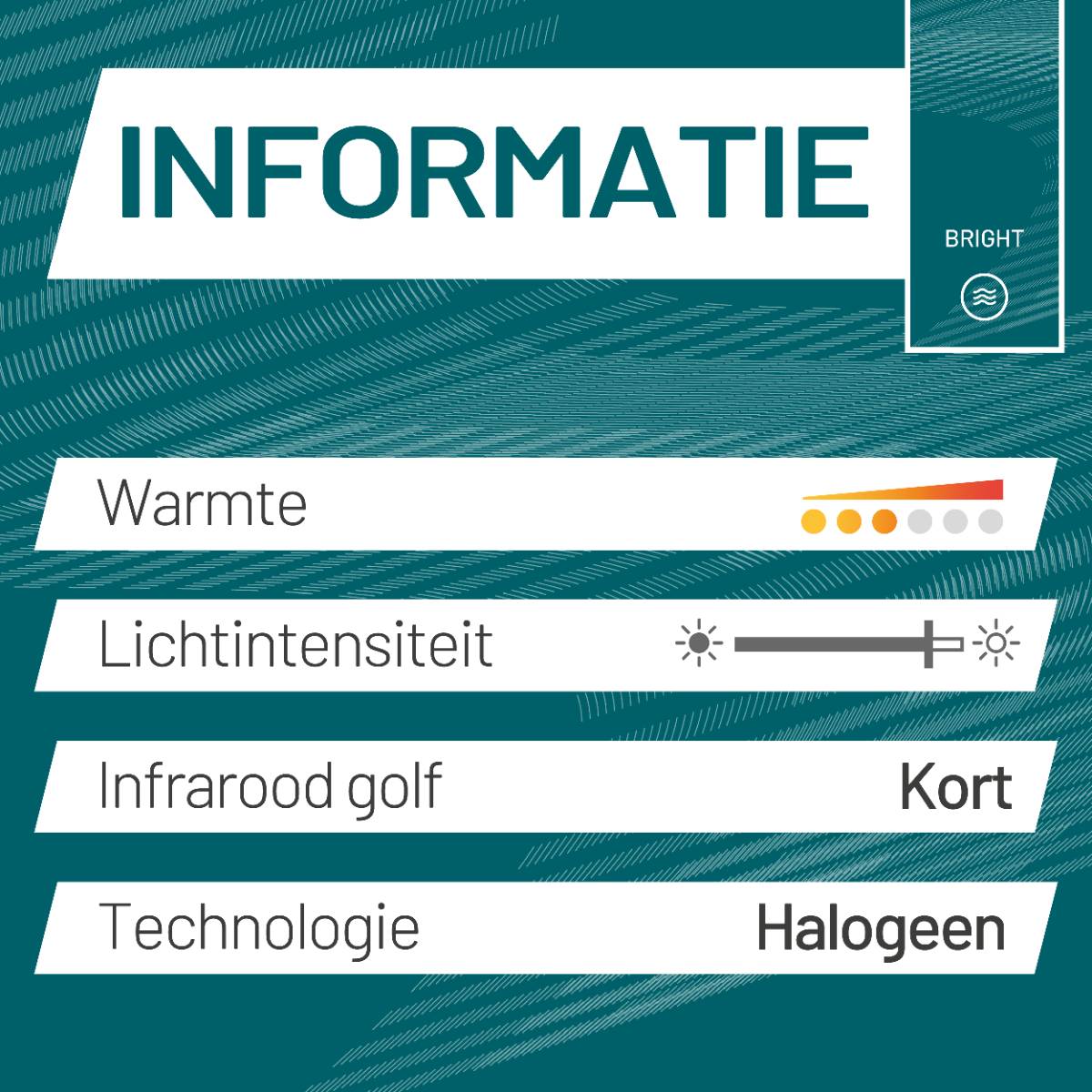 Sunred - Artix - Bright lijn - Zwart - Hangend model - Terrasverwarmer - Infraroodstraling - 1500 W-2