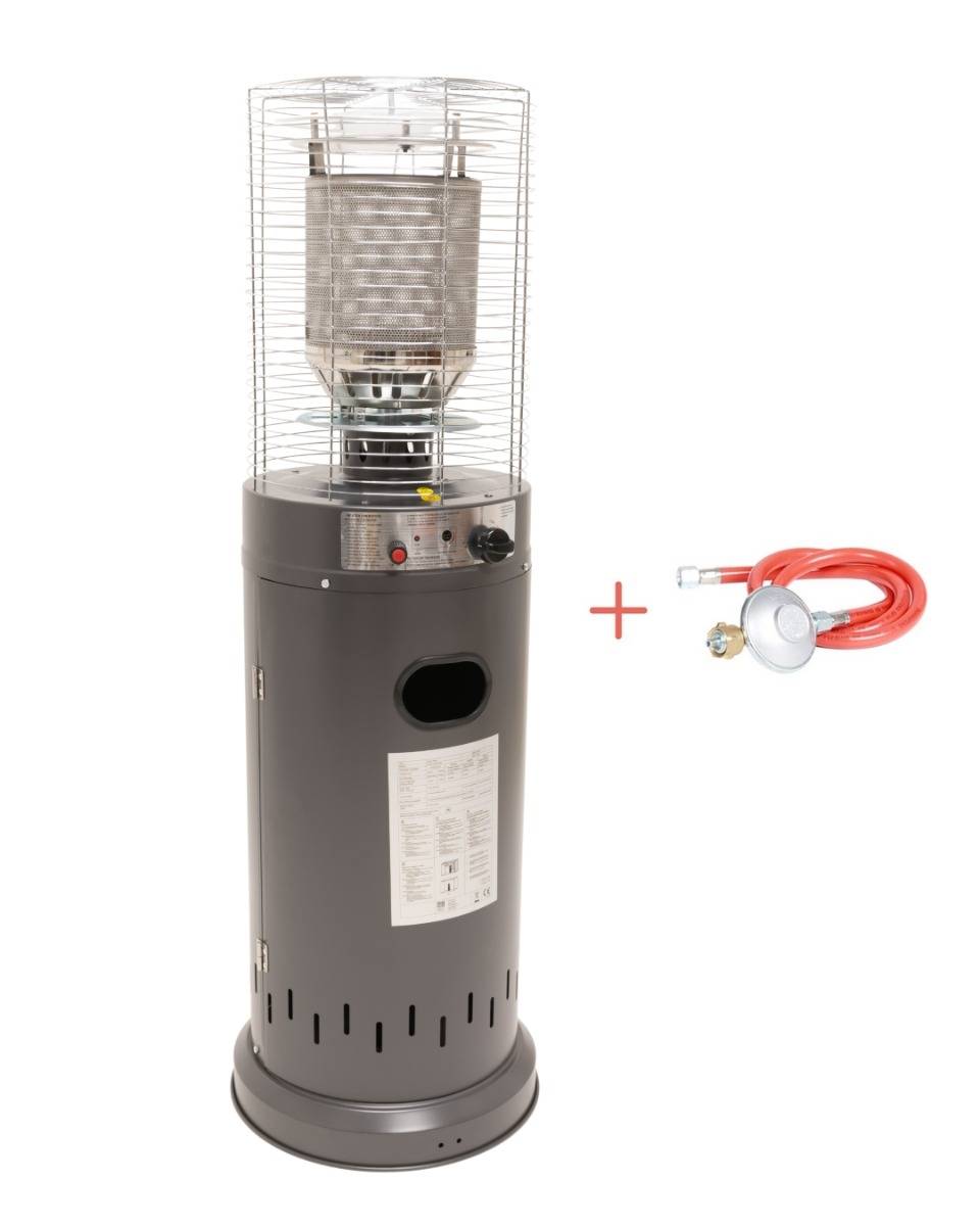 Sunred - Propus - Gas lijn - Grijs - Staand model - Terrasverwarmer - Gas - 10000 W - Verschillende-0