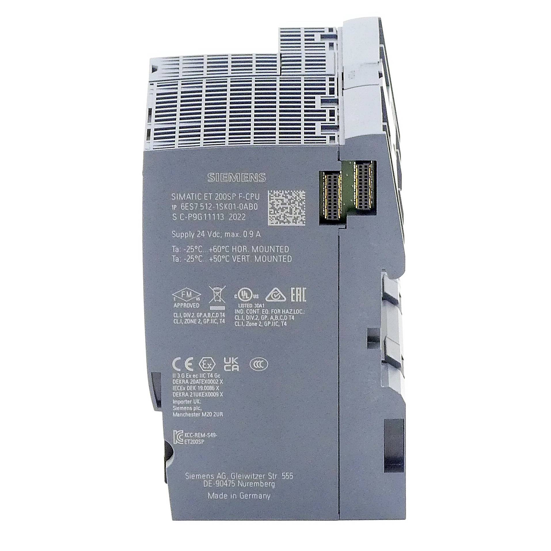 SIMATIC DP, CPU 1512SP F-1 PN voor ET 200SP-3