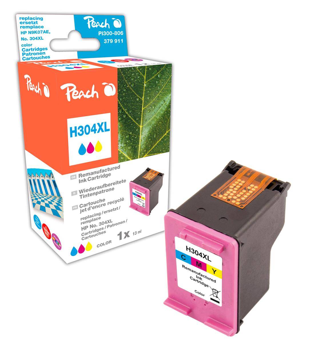 Peach cartridge HP No.304XL N9K07AE kleur comp-1