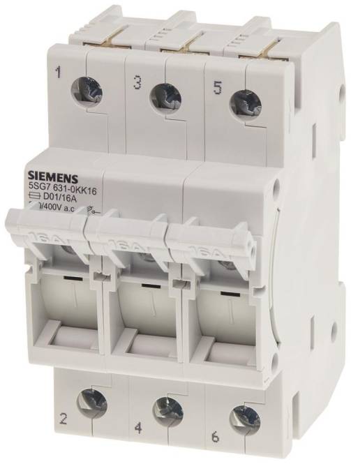 Siemens 5SH1231 Schroefdop Backup Maat DIII 63 A 500 V/AC 1 St.-0