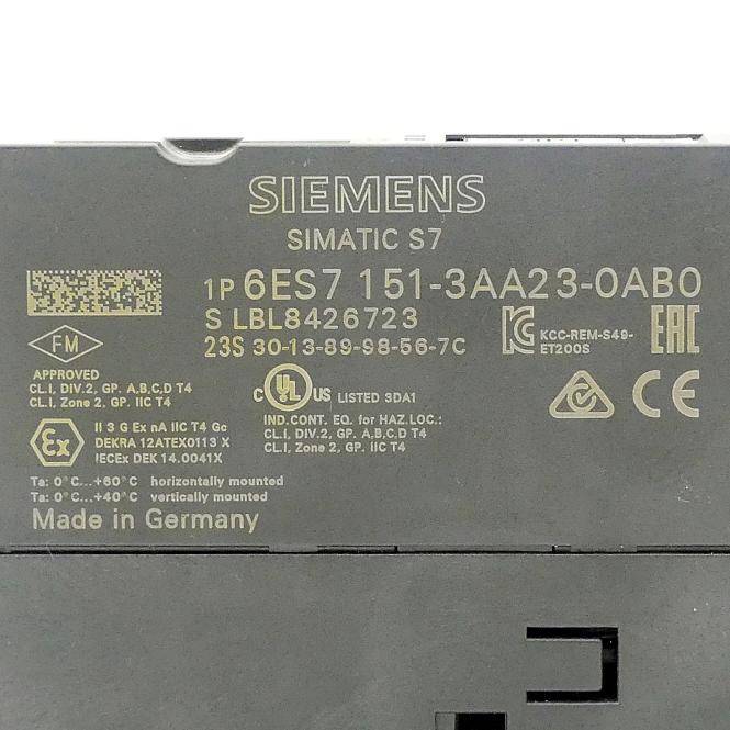 SIMATIC DP, Interface-module IM 151-3 PN ST voor ET 200S Overdrachtssnelheid 100MBit/s max. 63-1