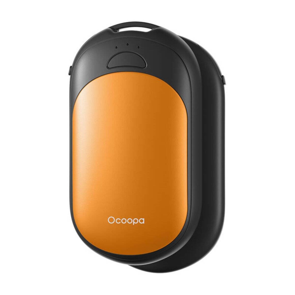 Oplaadbare handwarmers met kabel 2x2500 mAh, met 3 temperatuurniveaus zwart/oranje-0