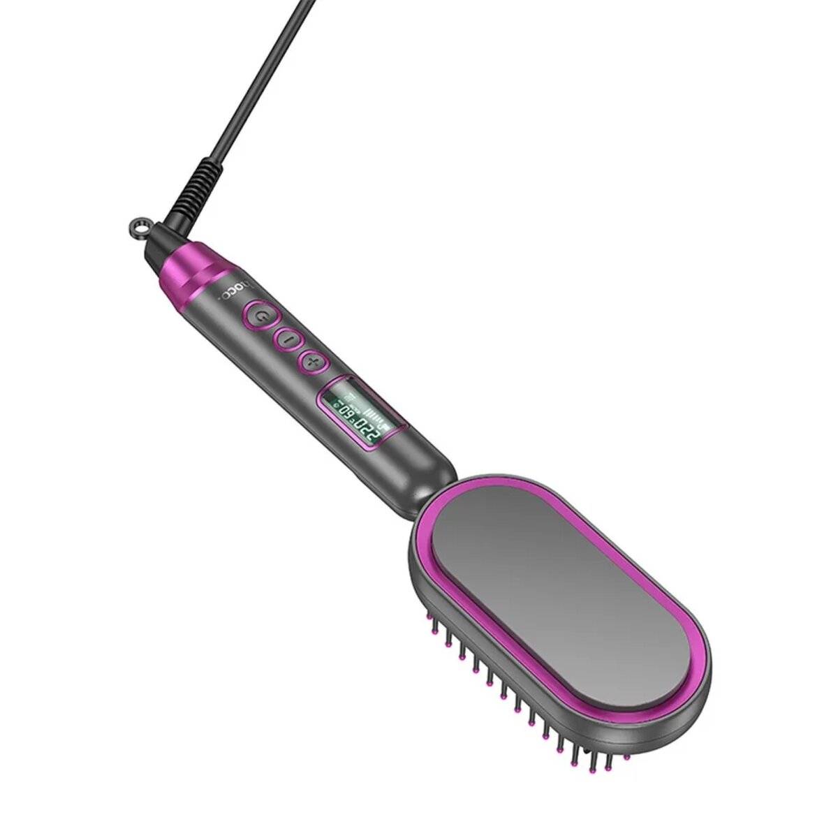 Stijltang met kam en display - ergonomische stijltang met temperatuurregeling-3