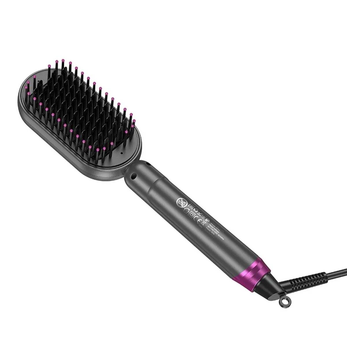 Stijltang met kam en display - ergonomische stijltang met temperatuurregeling-4