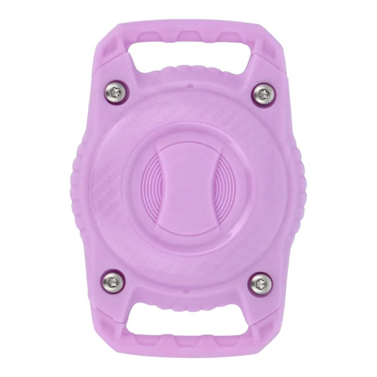 PETS sleutelhanger met karabijnhaak voor Airtag, beschermhoes paars-1