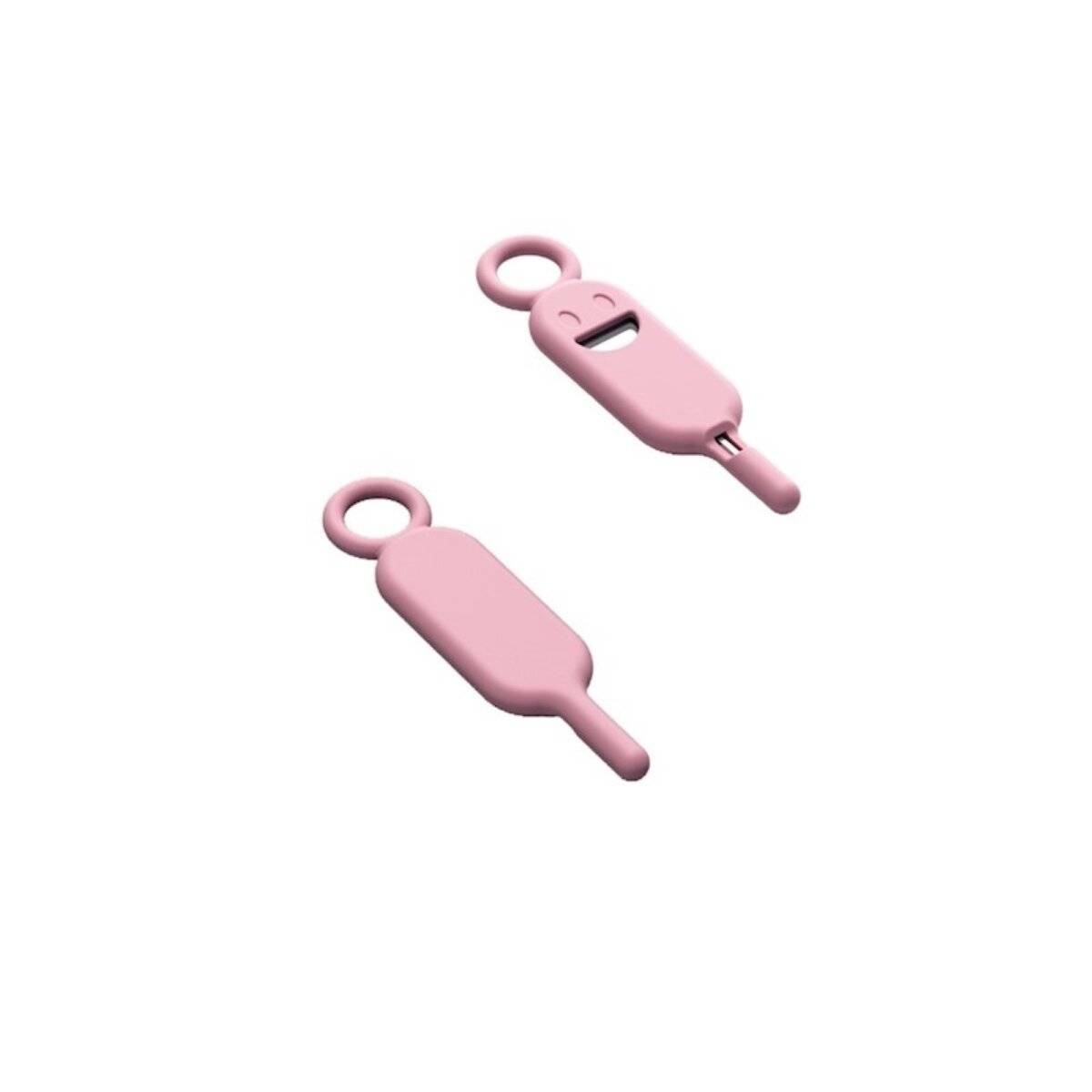 Sleutelhanger, pin voor SIM-kaartvak roze-0