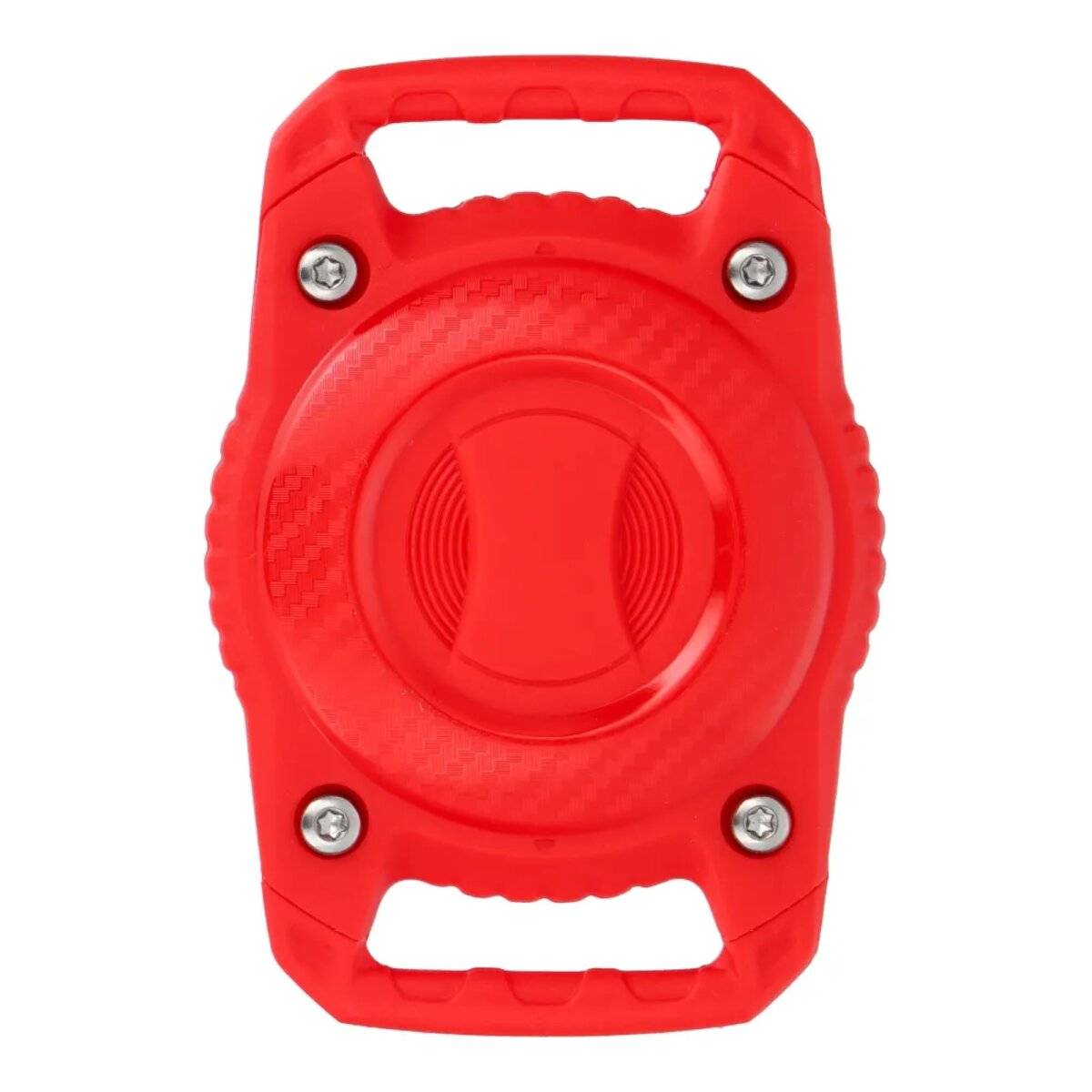 PETS sleutelhanger met karabijnhaak voor Airtag, beschermhoes rood-1