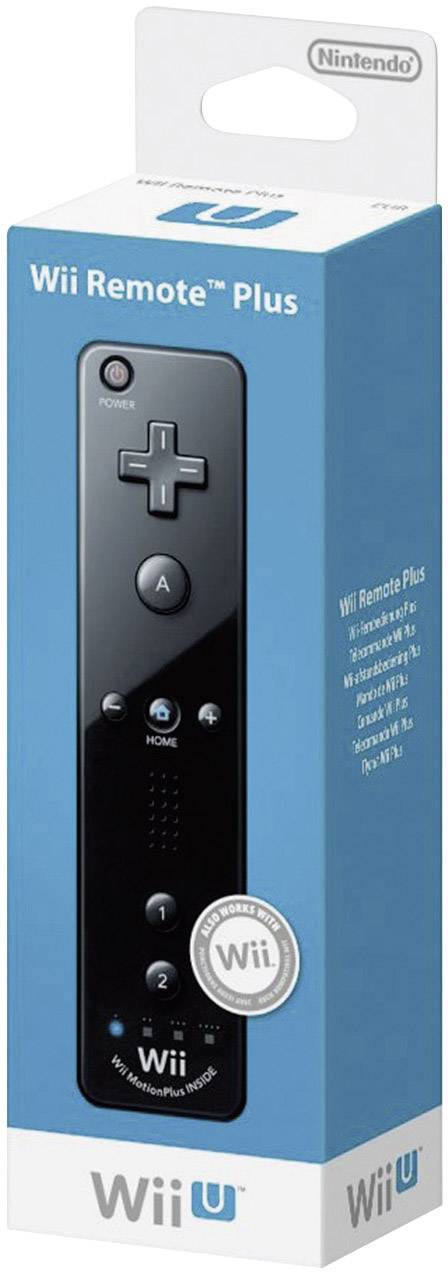 Wii Remote Plus Remote Plus controller Nintendo Wii U, Nintendo Wii Zwart | Conrad.nl