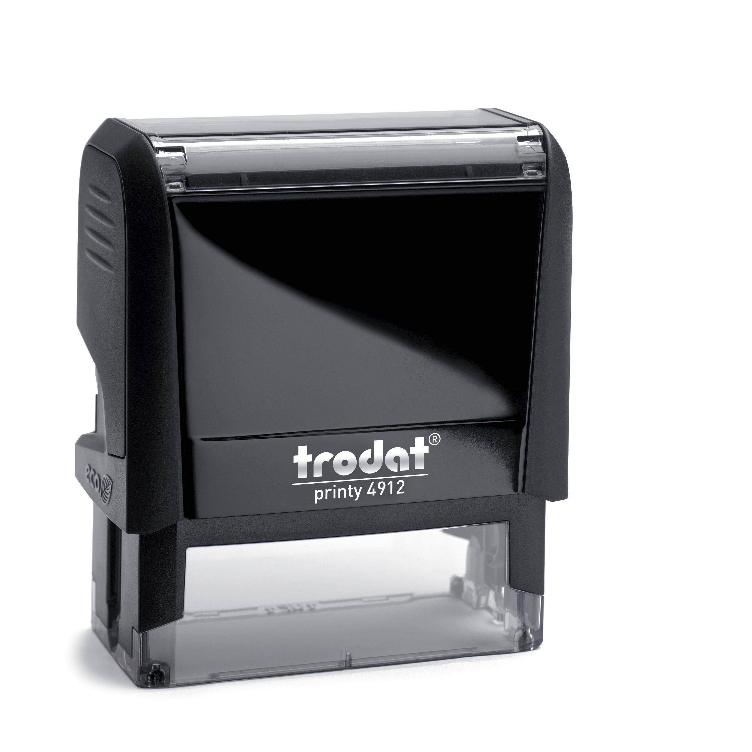 Tekststempel trodat printy 4912 perso zwart | 1 stuk-2