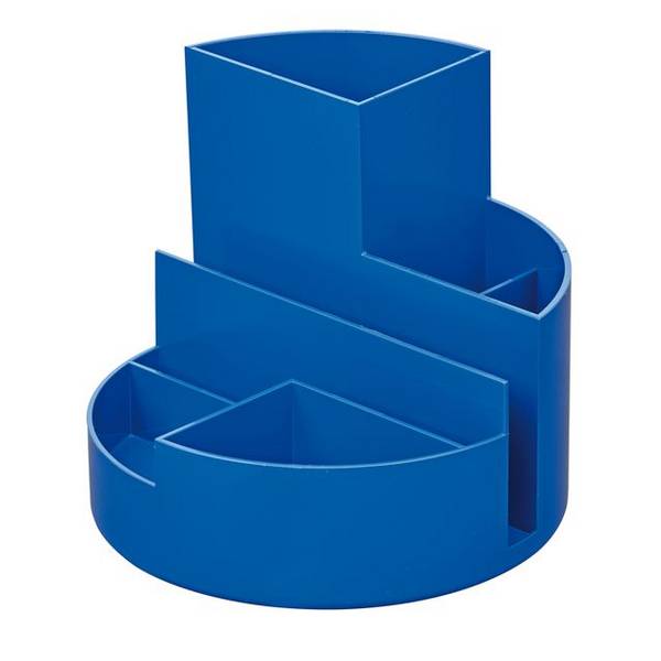 Maul 4002390087551  Maul -  Pennenkoker  roundbox recycled 6 vaks blauw
