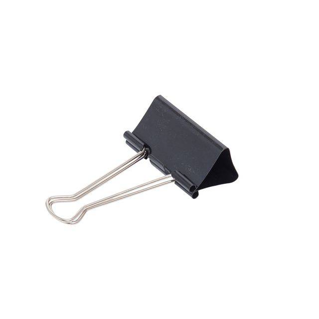 Maul 4002390030977 Maul - Papierklem 213 foldback 50mm zwart 12 stuks-0