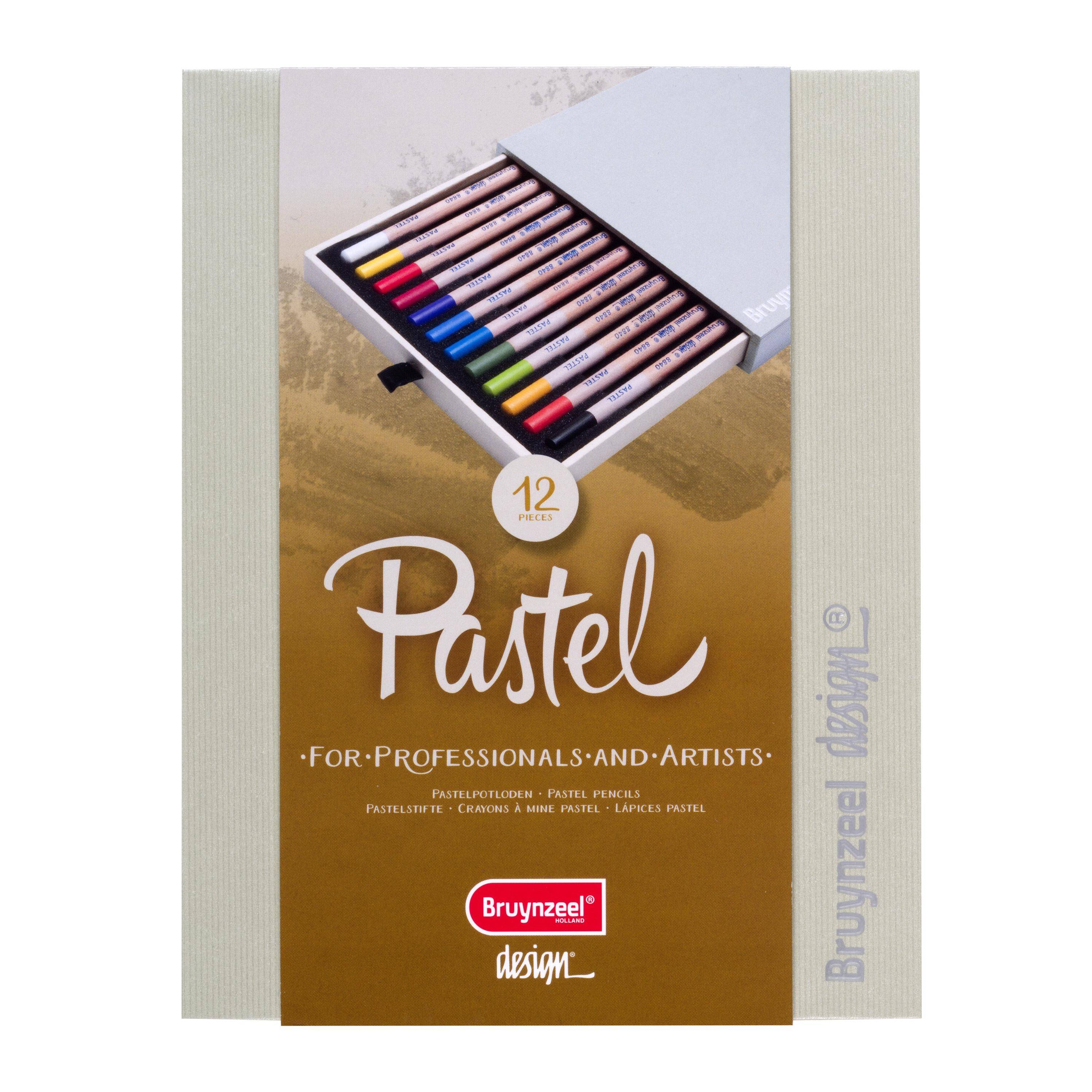 Kleurpotloden Bruynzeel 8840 Design pastel 12stuks assort-0