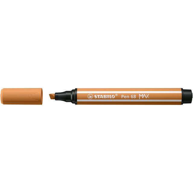 Viltstift STABILO Pen 68/89 Max donker oker | 5 stuks-0