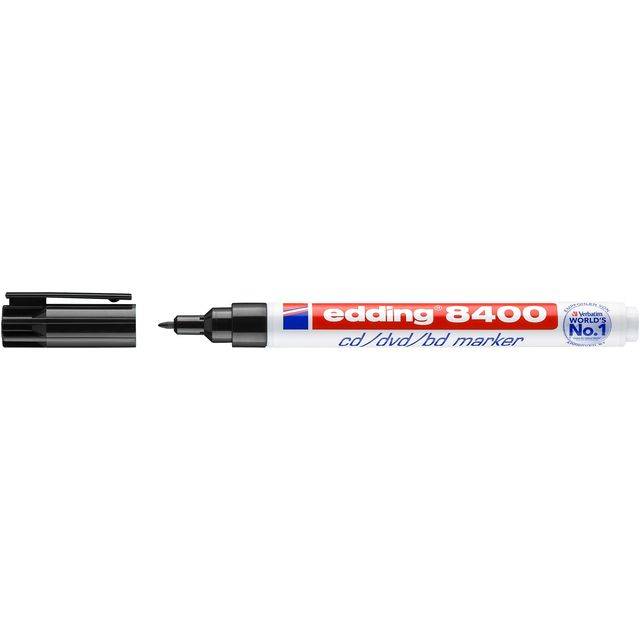 Edding 4004764782703 Edding - Cd marker 8400 rond 0.5-1mm zwart-0