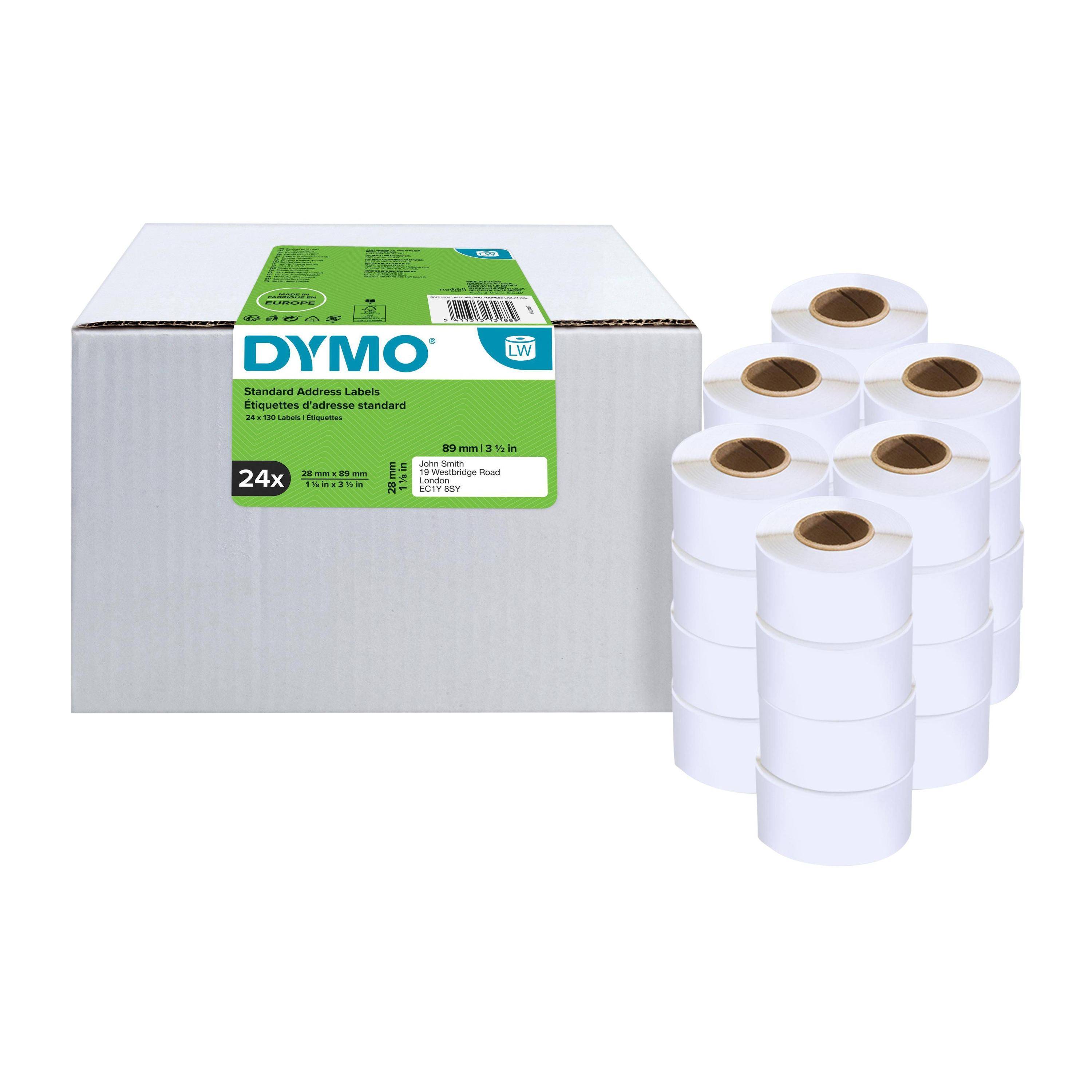 Dymo 5411313131889 Dymo - Etiket labelwriter adressering 28x89 24st wit-0