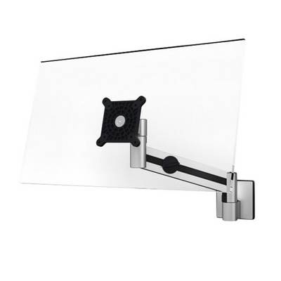 Durable 509023 Wandbeugel voor monitor Aantal monteerbare displays: 1 Display(s) 53,3 cm (21") - 96,5 cm (38") Zilver Dr-12