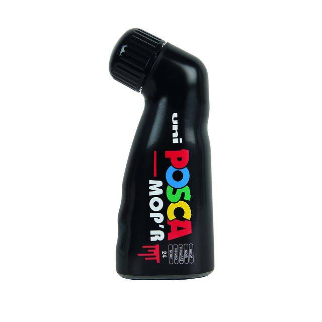 Verfstift Posca PCM22 Mop'r zwart-0