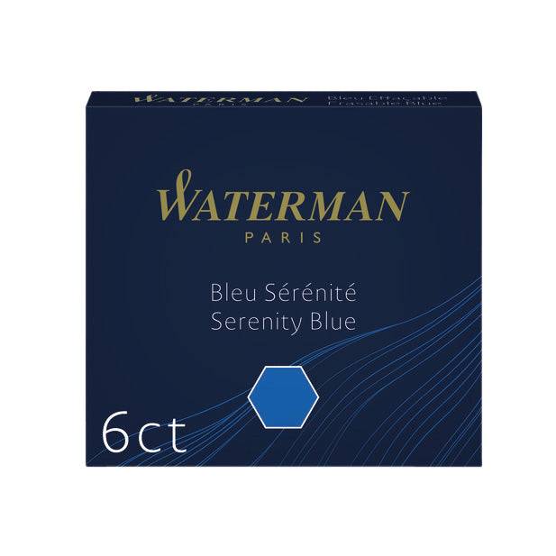 WATERMAN inktcartridge Inter. Sereniteit Blauw 6 stuks-5