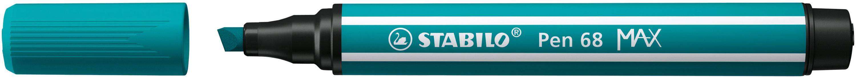 Viltstift STABILO Pen 68/51 Max turquoiseblauw | 5 stuks-0