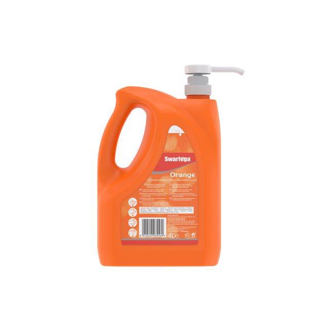 Handreiniger SCJ Swarfega Orange 4 liter met pomp-0