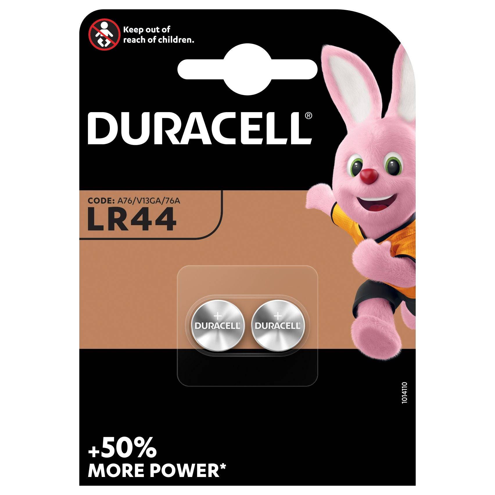 Duracell alkaline LR44 blister 2-4