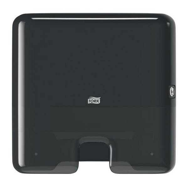Handdoekdispenser Tork H2 Elevation Xpress klein zwart 552108