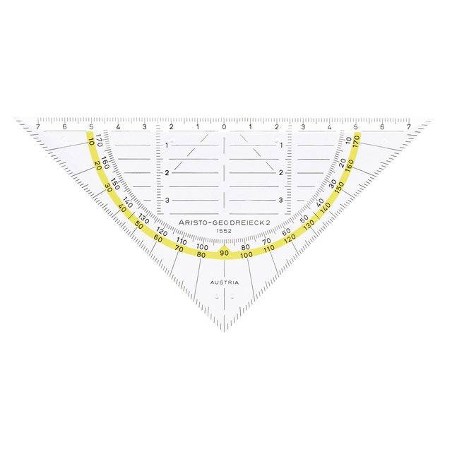 Geodriehoek aristo 1552 160mm | 1 stuk-0