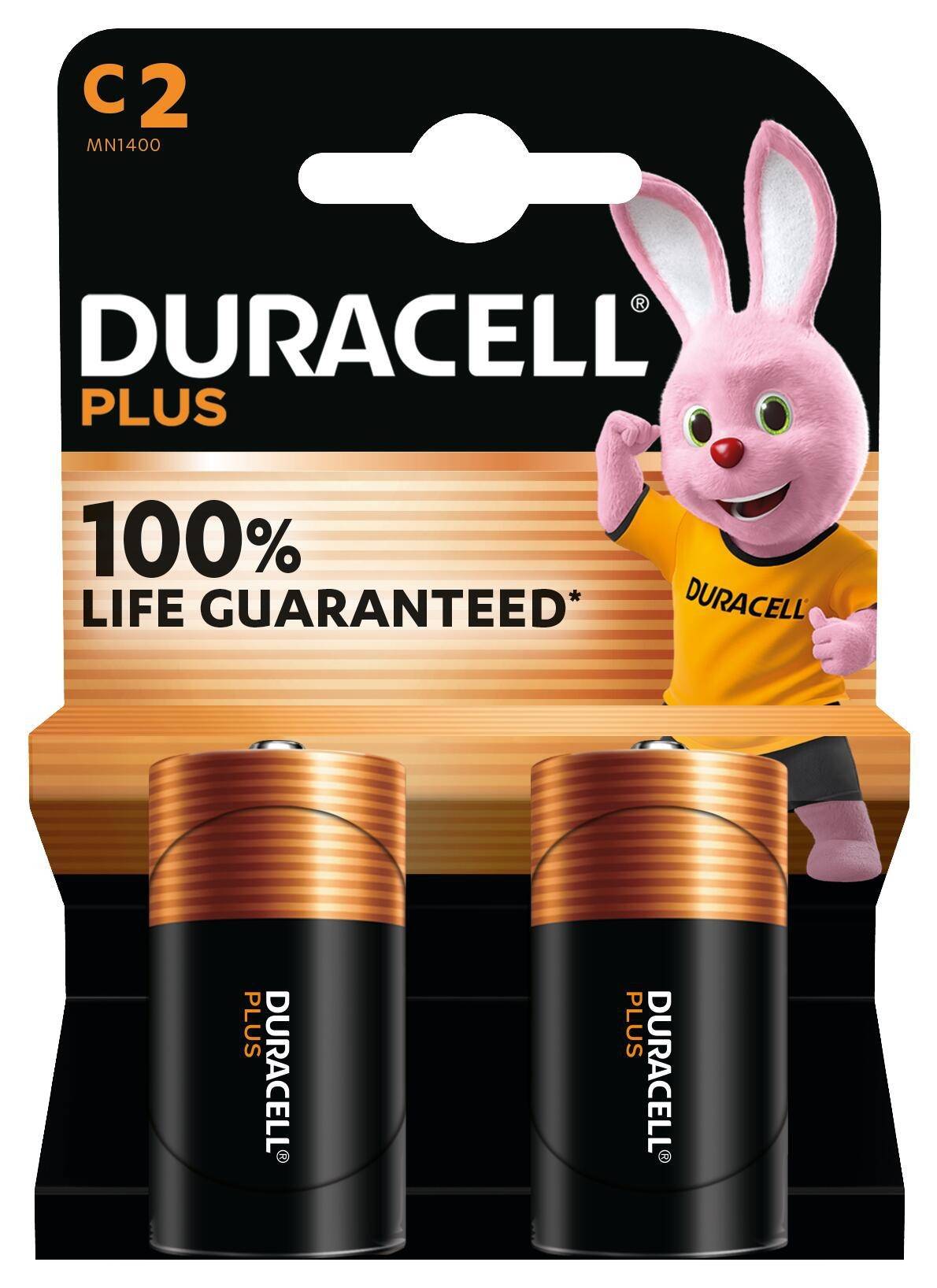 Duracell Plus alkaline C MN1400 blister 2-8