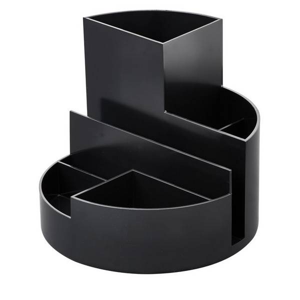 Maul 4002390087568  Maul -  Pennenkoker  roundbox recycled 6 vaks zwart